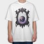 Skull Frame Gothic, Tricou Oversize Barbati (Unisex)