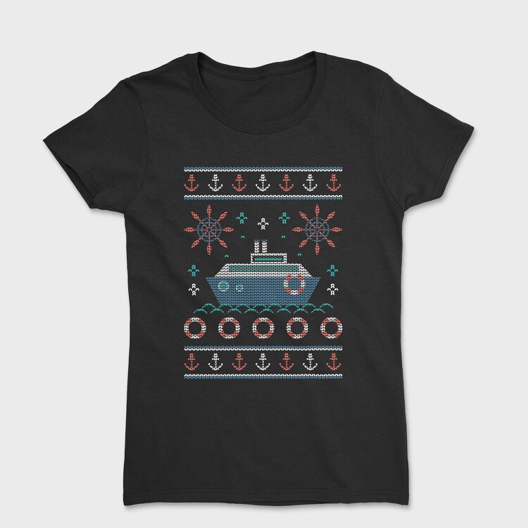 Nautic Ugly Sweater, Tricou Femei