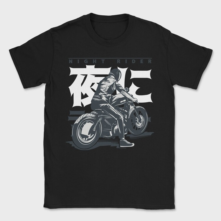 Night Rider, Tricou Barbati (Unisex)