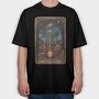 Skeleton Mystic Seer, Tricou Oversize Barbati (Unisex)
