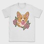 Corgi Bubblegum, Tricou Barbati (Unisex)