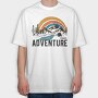 Seek Adventure, Tricou Oversize Barbati (Unisex)