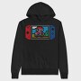 Tetris Heart, Hanorac Oversize Barbati (Unisex)