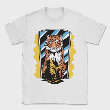 Tiger Cat Embrace, Tricou Barbati (Unisex)