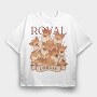 Corgi Dogs With Crowns Royal, Tricou Oversize Barbati (Unisex)