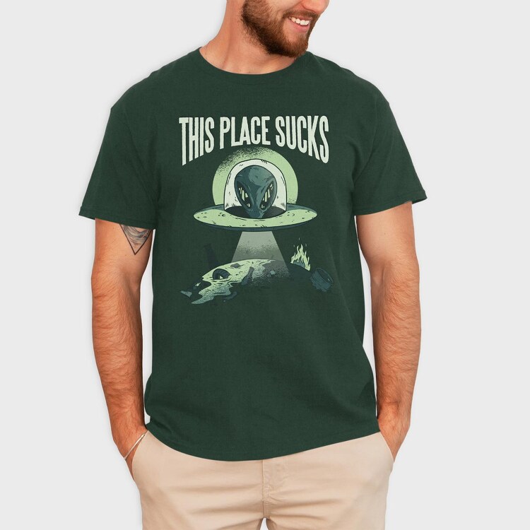 This Place Sucks, Tricou Barbati (Unisex)