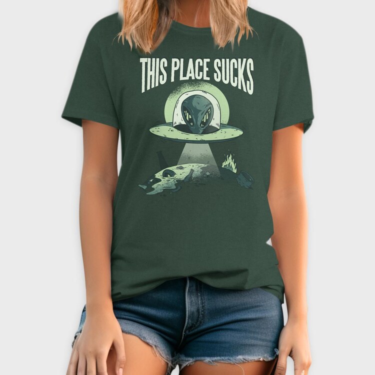 This Place Sucks, Tricou Barbati (Unisex)