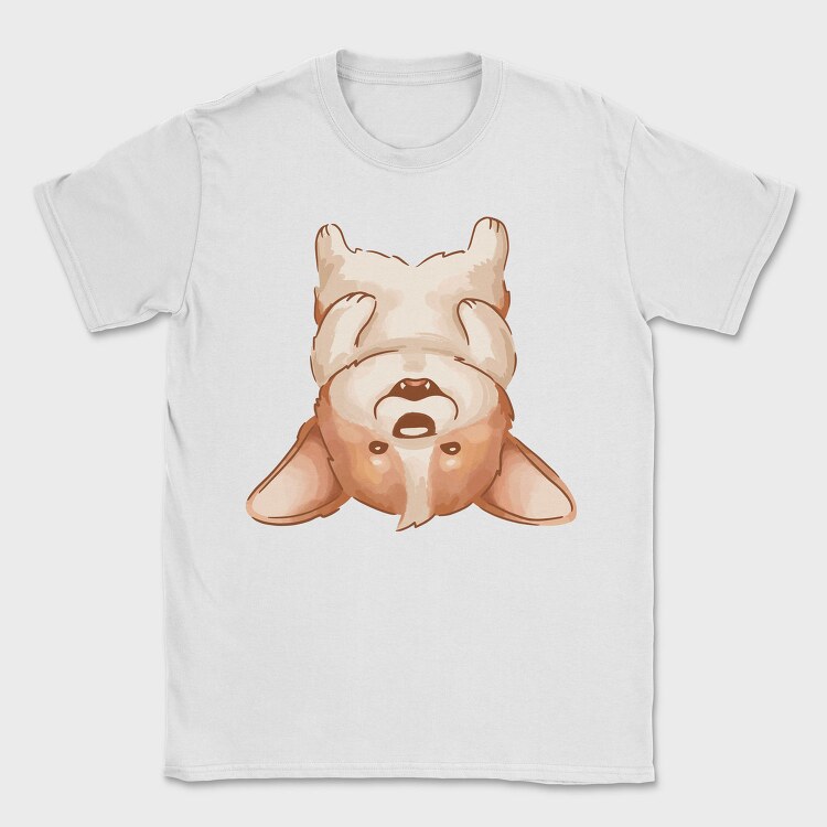 Corgi Howl, Tricou Barbati (Unisex)