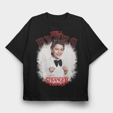 Will Byers Stranger Things, Tricou Oversize Barbati (Unisex)