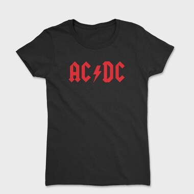 ACDC Logo Art, Tricou Femei