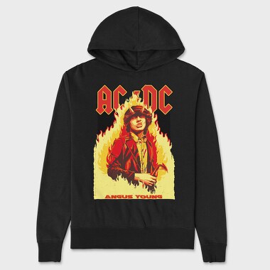 ANGUS YOUNG Art1, Hanorac Oversize Barbati (Unisex)