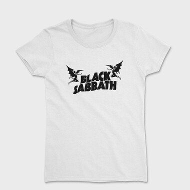 BLACK SABBATH Band logo art, Tricou Femei