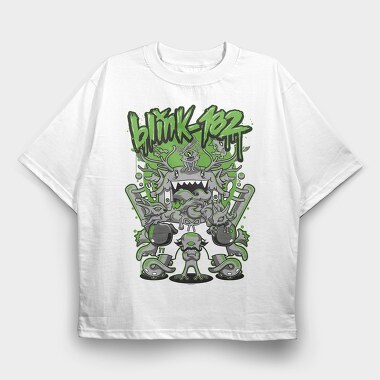 BLINK 182 Art1, Tricou Oversize Barbati (Unisex)
