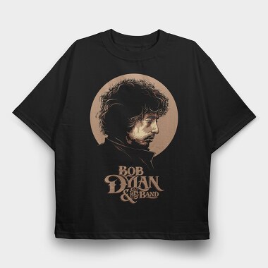 BOB DYLAN Art design, Tricou Oversize Barbati (Unisex)
