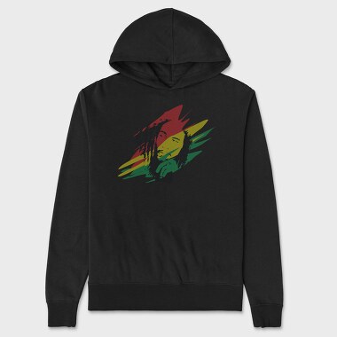 BOB MARLEY Art2, Hanorac Oversize Barbati (Unisex)
