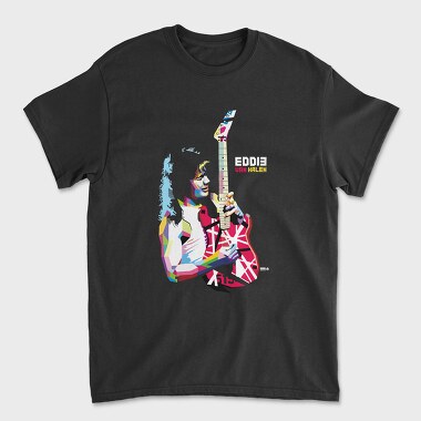 EDDIE VAN HALEN, Tricou Barbati (Unisex)
