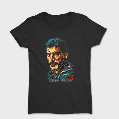 FREDDIE MERCURy Face Art, Tricou Femei