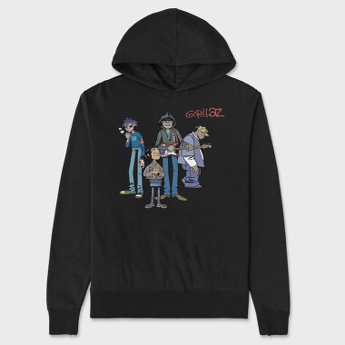 GORILLAZ Art1, Hanorac Oversize Barbati (Unisex)