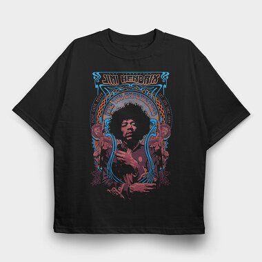 JIMI HENDRIX Are you experienced, Tricou Oversize Barbati (Unisex)