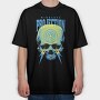 Negative Skull Circles, Tricou Oversize Barbati (Unisex)
