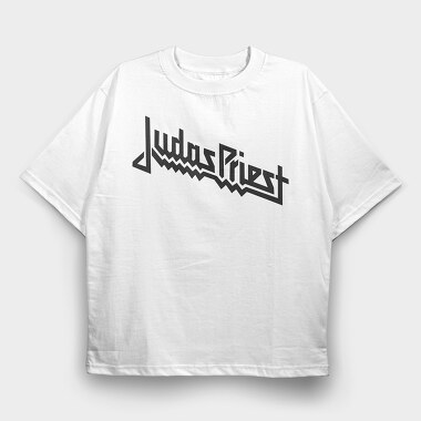 JUDAS PRIEST Band logo Art, Tricou Oversize Barbati (Unisex)
