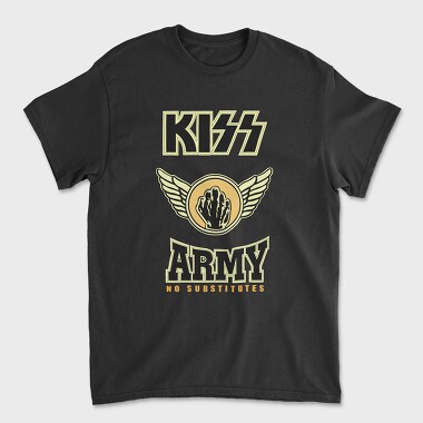 KISS ARMY No Substitutes, Tricou Barbati (Unisex)