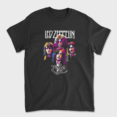 LED ZEP 1, Tricou Barbati (Unisex)