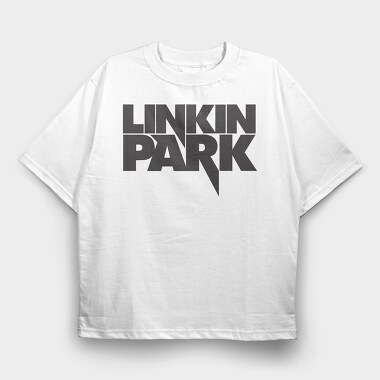 LINKIN PARK Logo Name Art1, Tricou Oversize Barbati (Unisex)