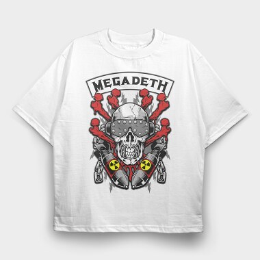 MEGADETH Art3, Tricou Oversize Barbati (Unisex)