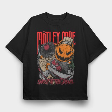 MOTLEY CRUE Art1, Tricou Oversize Barbati (Unisex)