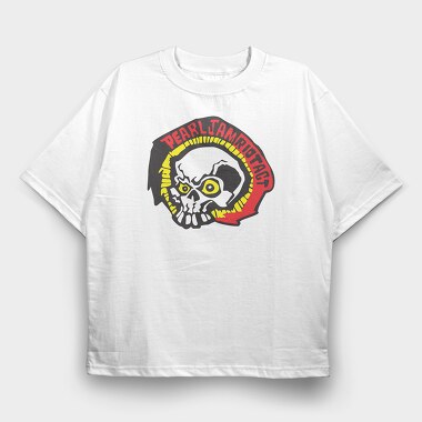 PEARL JAM Riot Act Skull, Tricou Oversize Barbati (Unisex)