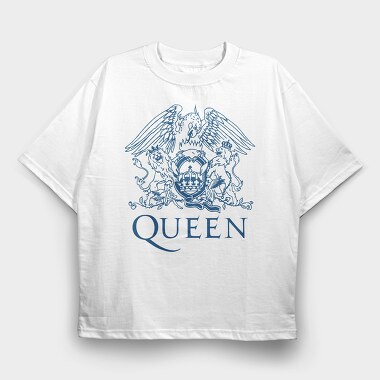 QUEEN Art2, Tricou Oversize Barbati (Unisex)