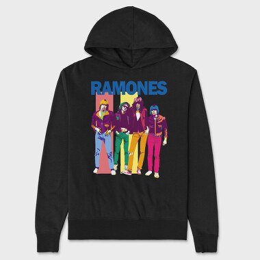 RAMONES Art1, Hanorac Oversize Barbati (Unisex)