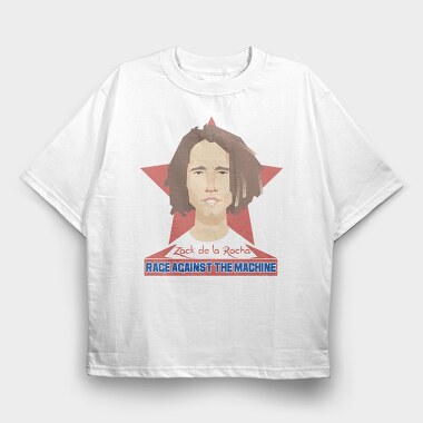 RATM Zach de la Rocha, Tricou Oversize Barbati (Unisex)