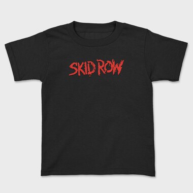 SKID ROW Band Name logo, Tricou Copii