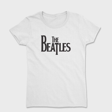THE BEATLES Logo Name Art, Tricou Femei