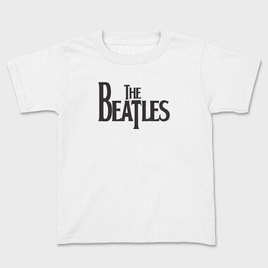 THE BEATLES Logo Name Art, Tricou Copii