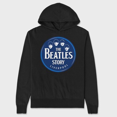 THE BEATLES STORY, Hanorac Oversize Barbati (Unisex)