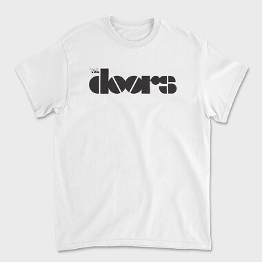 THE DOORS Band logo name, Tricou Barbati (Unisex)