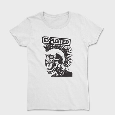 THE EXPLOITED B&W, Tricou Femei