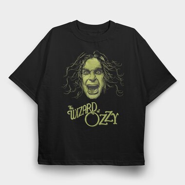 THE WIZARD OF OZZY, Tricou Oversize Barbati (Unisex)