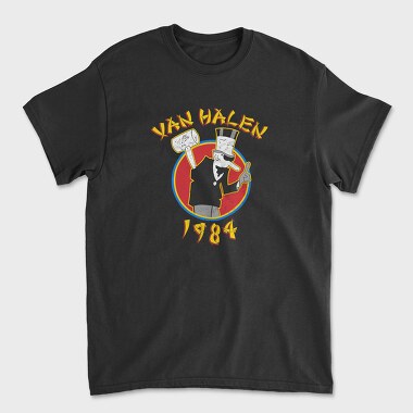 VAN HALEN 1984 Art, Tricou Barbati (Unisex)