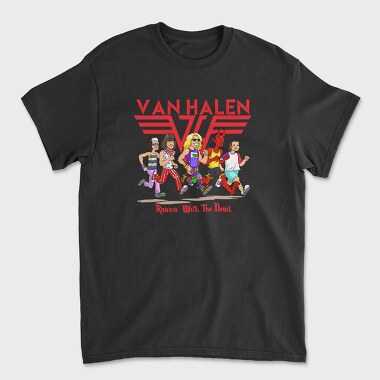 VAN HALEN Runnin with the devil, Tricou Barbati (Unisex)