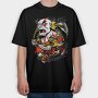 Tiger Roar Flame, Tricou Oversize Barbati (Unisex)