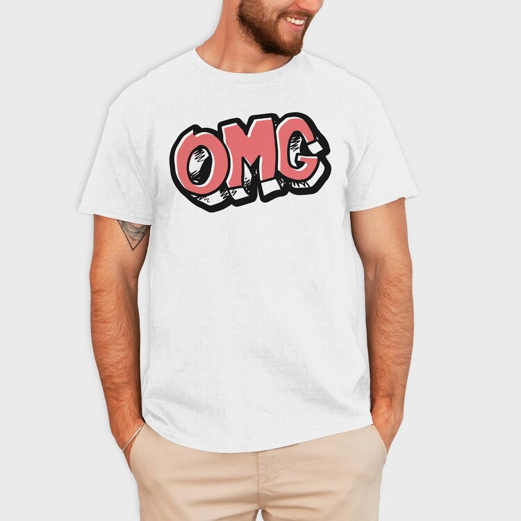 Omg, Tricou Barbati (Unisex)