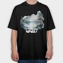 Serenity Mountain Lake, Tricou Oversize Barbati (Unisex)