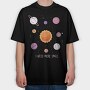 Need More Space Solar System, Tricou Oversize Barbati (Unisex)