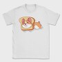 Corgi Toast Slice, Tricou Barbati (Unisex)