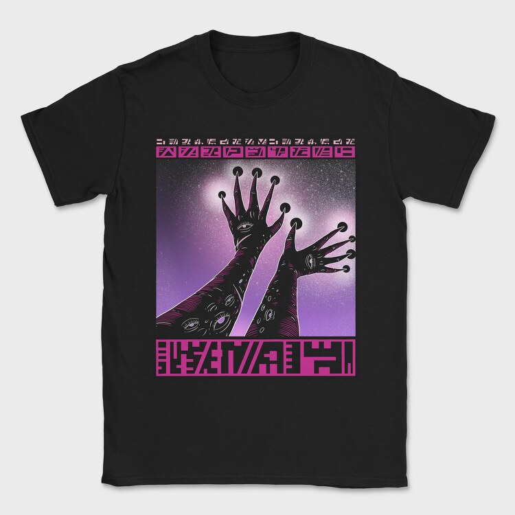 Cosmic Alien Hand In Space Beings 03, Tricou Barbati (Unisex)