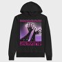 Cosmic Alien Hand In Space Beings 03, Hanorac Oversize Barbati (Unisex)